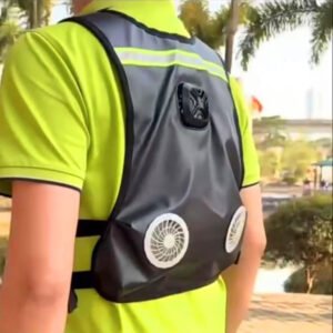Cooling Vest With Semi-Conductor Chip Air Fan