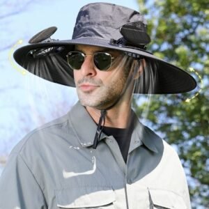 Cooling Hat Fan Hat for Man